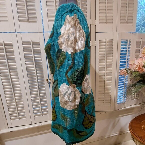 Peruvian Connection Gardenia Tunic Sweater - Picture 4 of 7